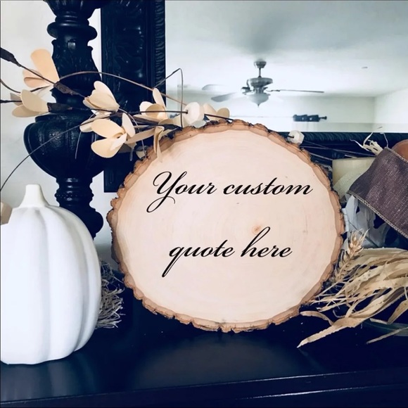 💕HP💕 Custom Wood Slice home decor - Picture 6 of 7